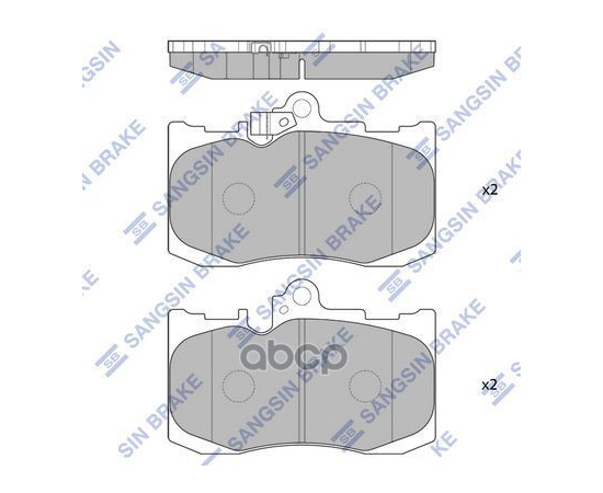 Купить КОЛОДКИ ТОРМОЗНЫЕ ДИСКОВЫЕ LEXUS GS 450/460 06 SP1773