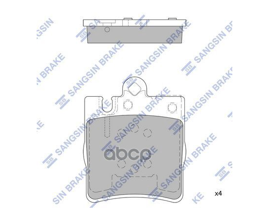 Купить КОЛОДКИ ТОРМОЗНЫЕ ДИСКОВЫЕ MB W210 2.0-3.0TD 96-02 SP1089A