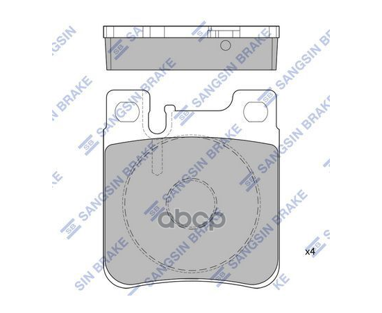 Купить КОЛОДКИ ТОРМОЗНЫЕ ПЕРЕДНИЕ MB W140 91/W202 94/W210 97/W220 2.8/3.2 98 SP1795