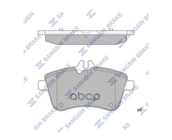 Купить КОЛОДКИ ТОРМОЗНЫЕ ДИСКОВЫЕ MB W169 2.0CDI OM640.941 04/W245 1.8CDI OM640.940 05 SP1989