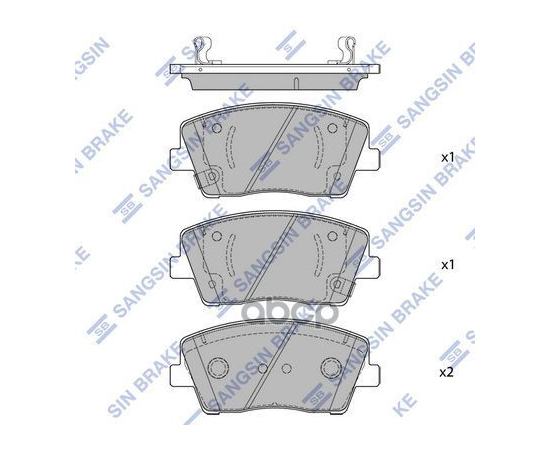 Купить КОЛОДКИ ТОРМОЗНЫЕ HYUNDAI GENESIS G70 18 ПЕРЕД. SP1876