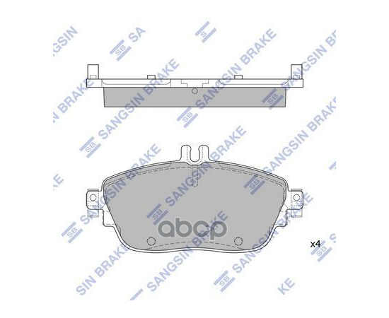 Купить КОЛОДКИ ТОРМОЗНЫЕ ДИСКОВЫЕ MB W176/W246 1.5-2.2I/CDI 11 SP1966