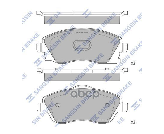 Купить КОЛОДКИ ТОРМОЗНЫЕ ПЕРЕДНИЕ OPEL CORSA 1.0-1.7DTI 00-01 SP1745