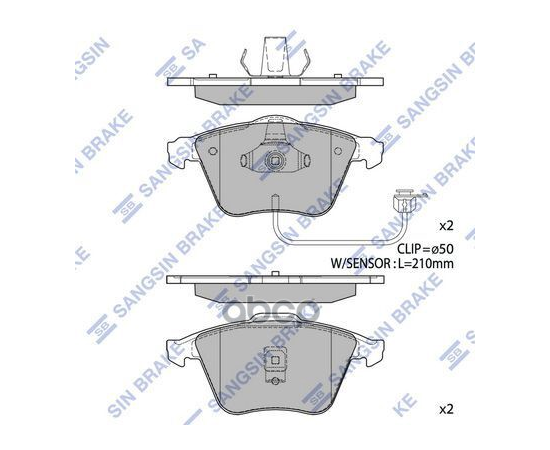 Купить КОЛОДКИ ТОРМОЗНЫЕ ДИСКОВЫЕ AUDI A6 2.4/2.7/3.0/2.5TDI/QUATTRO 01 SP1705