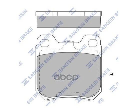 Купить КОЛОДКИ ТОРМОЗНЫЕ ДИСКОВЫЕ OPEL OMEGA A/B/VECTRA В 1.6-2.2DTI 87-03 SP1760