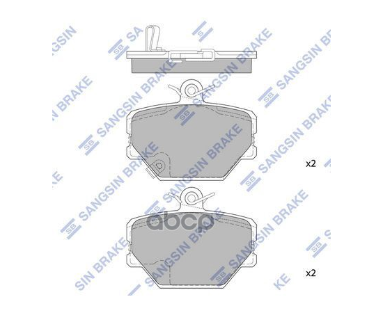 Купить КОЛОДКИ ТОРМОЗНЫЕ ДИСКОВЫЕ SMART 0.6-0.8CDI 98 SP1674