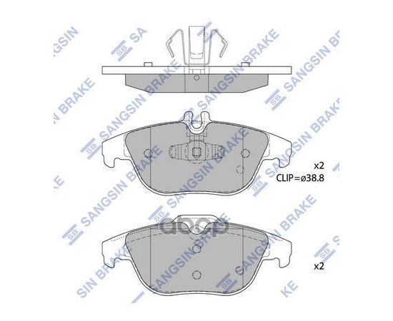 Купить КОЛОДКИ ТОРМОЗНЫЕ MERCEDES W204/X204 07- ЗАДНИЕ SP1707