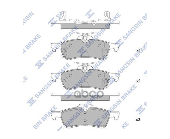 Купить КОЛОДКИ ТОРМОЗНЫЕ ДИСКОВЫЕ TOYOTA YARIS 1.0VVT-I/1.3VVT-I/D-4D 06 SP1632