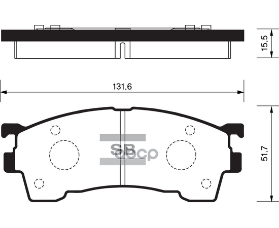 Купить КОЛОДКИ ТОРМОЗНЫЕ ДИСКОВЫЕ MAZDA 626 1.8-2.5/2.0D/XEDOS6 1.6 16V/2.0 92 SP2018