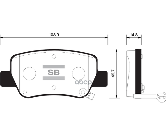 Купить КОЛОДКИ ТОРМОЗНЫЕ ДИСКОВЫЕ TOYOTA AVENSIS 1.6-2.0/2.0D/2.2D 09 SP1578