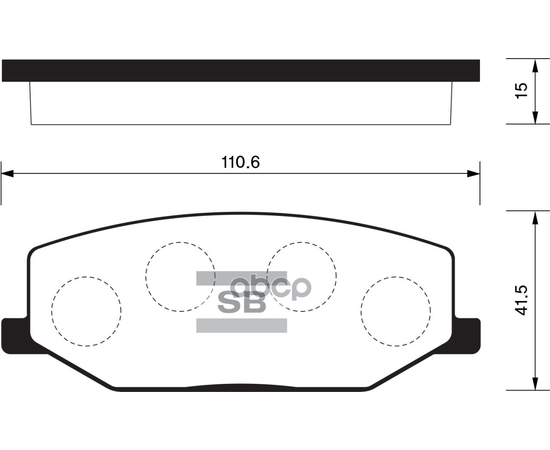 Купить КОЛОДКИ ТОРМОЗНЫЕ ДИСКОВЫЕ SUZUKI SJ 1.0/1.3 81-04 SP1540