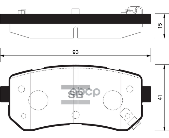 Купить КОЛОДКИ ТОРМОЗНЫЕ ПЕРЕДНИЕ HYUNDAI ACCENT, KIA RIO 1.4I/1.6I 16V/1.5CRDI 05 SP1406