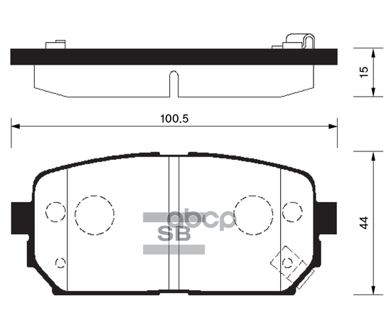 Купить КОЛОДКИ ТОРМОЗНЫЕ ДИСКОВЫЕ KIA CARENS 2.0CVVTI/CRDI 06 SP1197