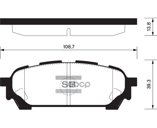 Купить КОЛОДКИ ТОРМОЗНЫЕ ДИСКОВЫЕ SUBARU IMPREZA 2.0I WRX TURBO 02 SP1532