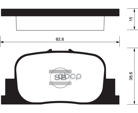 Купить КОЛОДКИ ТОРМОЗНЫЕ TOYOTA CAMRY V20 2.2-3.0 96-01/PRIUS 03-09 ЗАДНИЕ SP2042