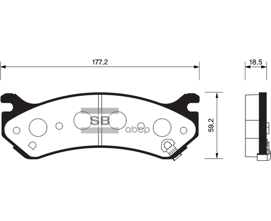 Купить КОЛОДКИ ТОРМОЗНЫЕ ДИСКОВЫЕ CADILLAC ESCALADE, CHEVROLET TAHOE 5.3/6.0 02 SP1298