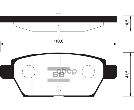 Купить КОЛОДКИ ТОРМОЗНЫЕ ДИСКОВЫЕ FORD FUSION, MAZDA 6 06, LINCOLN MKZ 07 SP1476