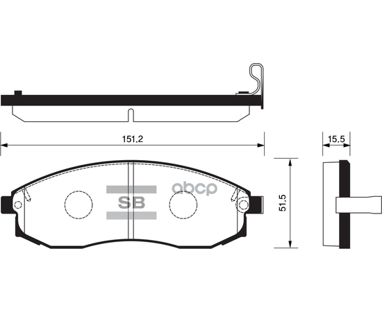 Купить КОЛОДКИ ТОРМОЗНЫЕ ДИСКОВЫЕ MITSUBISHI L200 2.5TD 4WD 01 SP1256