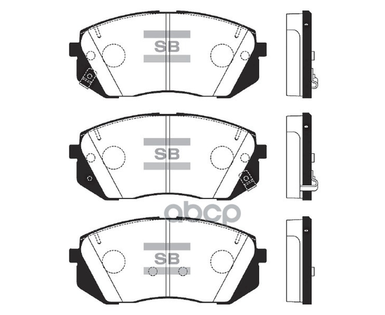 Купить КОЛОДКИ ТОРМОЗНЫЕ ДИСКОВЫЕ KIA OPTIMA JF 2.0 16 SP1848