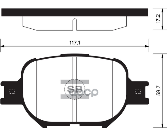 Купить КОЛОДКИ ТОРМОЗНЫЕ ДИСКОВЫЕ TOYOTA CELICA 1.8I 02/COROLLA/COROLLA VERSO 1.4/2.0D 01-04 SP1272