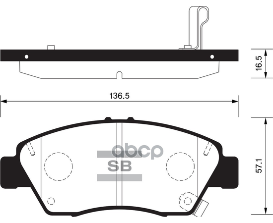 Купить КОЛОДКИ ТОРМОЗНЫЕ ДИСКОВЫЕ HONDA CIVIC 03 SP1435