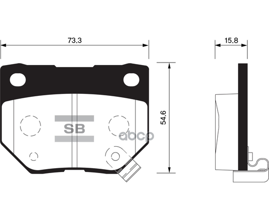 Купить КОЛОДКИ ТОРМОЗНЫЕ ДИСКОВЫЕ SUBARU IMPREZA 2.0T WRX 00-01 SP1487