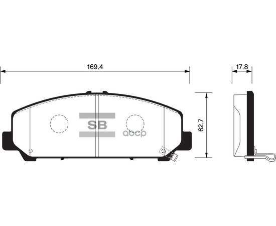 Купить КОЛОДКИ ТОРМОЗНЫЕ ДИСКОВЫЕ NISSAN ARMADA 07-11/PARTHFINDER 4.0 11/XTERRA 11 SP1448