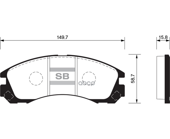 Купить КОЛОДКИ ТОРМОЗНЫЕ ДИСКОВЫЕ MITSUBISHI SPACE WAGON 2.4GDI 98/GEAR 2.0-2.5TD 95 SP1523