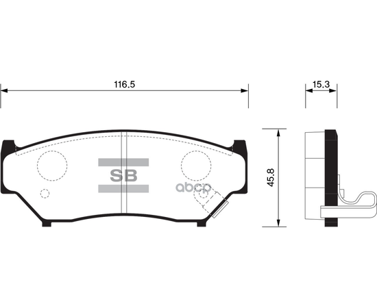 Купить КОЛОДКИ ТОРМОЗНЫЕ ДИСКОВЫЕ SUZUKI GRAND VITARA/VITARA 1.6/2.0/1.5DDIS/1.9D 90 SP1584