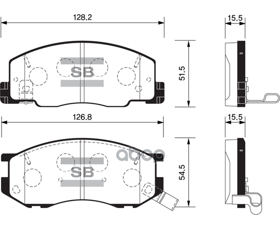 Купить КОЛОДКИ ТОРМОЗНЫЕ ДИСКОВЫЕ TOYOTA PREVIA 2.4I & 4WD 97-00 SP1433