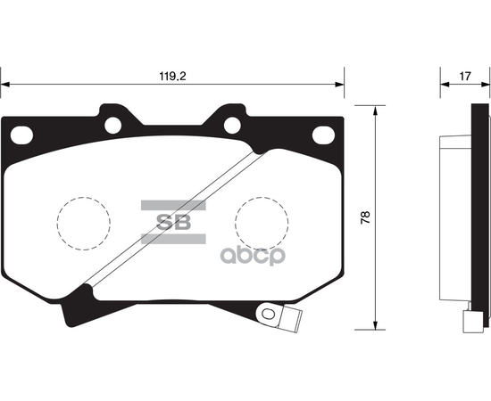 Купить КОЛОДКИ ТОРМОЗНЫЕ ПЕРЕДНИЕ TOYOTA LAND CRUISER 100 4.7I 32V/4.2TD 98 SP1422