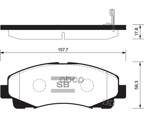 Купить КОЛОДКИ ТОРМОЗНЫЕ ДИСКОВЫЕ ACURA TL 09, HONDA RIDQELINE 06-11 SP1470