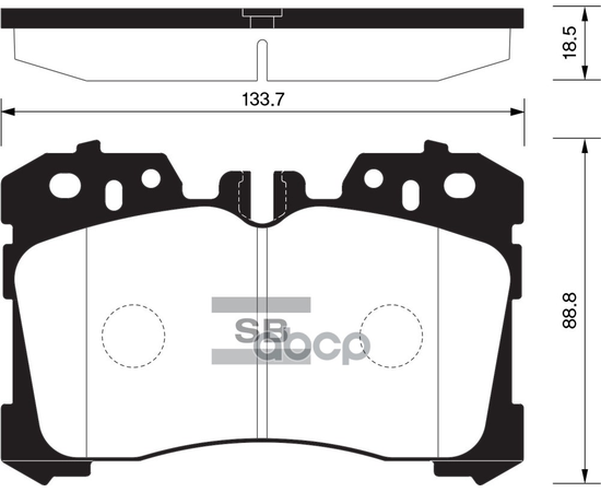 Купить КОЛОДКИ ТОРМОЗНЫЕ ДИСКОВЫЕ LEXUS LS460/LS600 06 SP1496