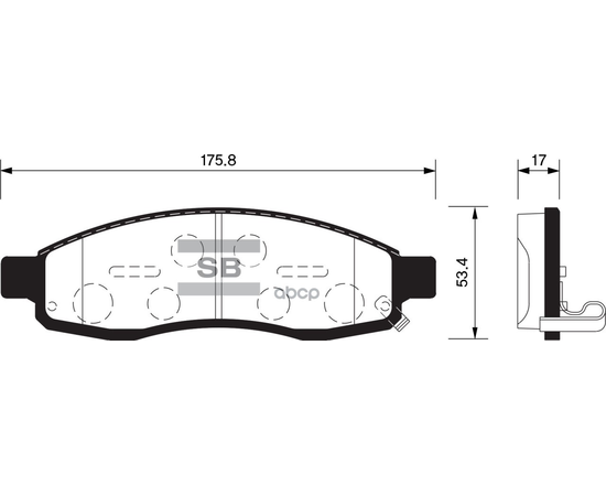 Купить КОЛОДКИ ТОРМОЗНЫЕ ДИСКОВЫЕ INFINITI QX 56 04-06, NISSAN ARMADA/TITAN 04-05 SP1455