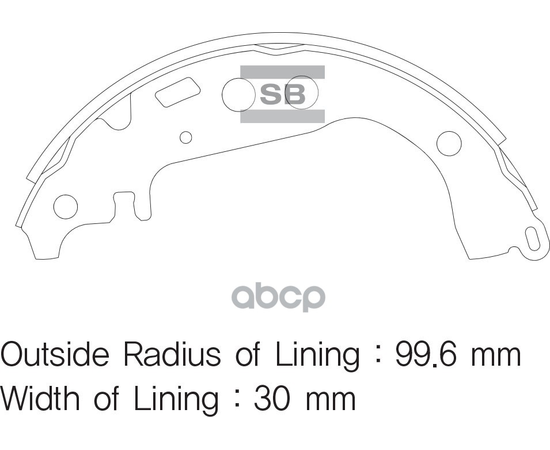 Купить КОЛОДКИ ТОРМОЗНЫЕ БАРАБАН TOYOTA COROLLA/PRIUS 1.3/1.5 04-08 SA169