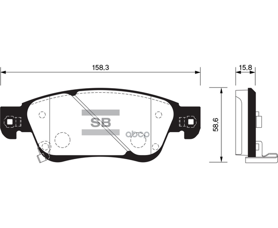 Купить КОЛОДКИ ТОРМОЗНЫЕ INFINITI EX35/37 08-/GS35/37/25 06- ПЕРЕДНИЕ SP1478