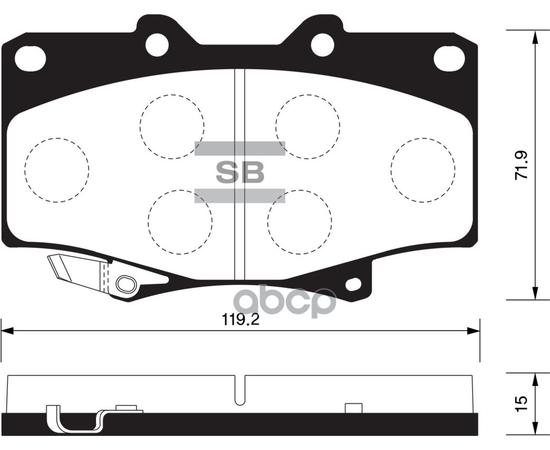 Купить КОЛОДКИ ТОРМОЗНЫЕ ДИСКОВЫЕ TOYOTA LAND CRUISER 2.4-4.5/2.4D-4.2TD 90 SP1217