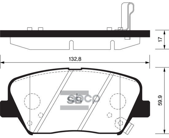 Купить КОЛОДКИ ТОРМОЗНЫЕ ДИСКОВЫЕ HYUNDAI SANTA FE 10, KIA SORENTO 11 SP1424