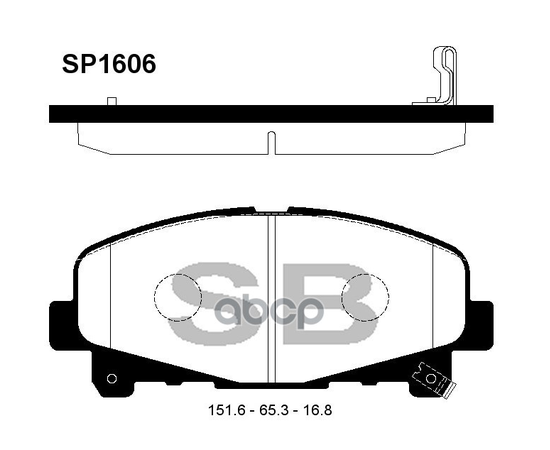 Купить КОЛОДКИ ТОРМОЗНЫЕ ДИСКОВЫЕ HONDA ACORD IX 2.0-2.4I 07.08 SP1606