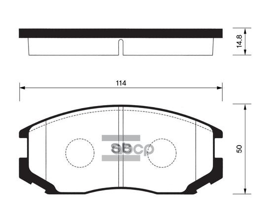 Купить КОЛОДКИ ТОРМОЗНЫЕ ДИСКОВЫЕ MITSUBISHI LANCER/COLT 1.3-2.0/1.8D-2.0D 88 SP1142