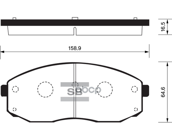 Купить КОЛОДКИ ТОРМОЗНЫЕ KIA BONGO III 06- ПЕРЕДНИЕ 1.4 T SP1176