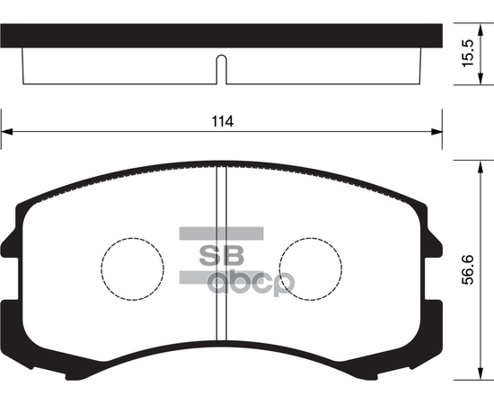 Купить КОЛОДКИ ТОРМОЗНЫЕ ДИСКОВЫЕ MITSUBISHI LANCER 1.3/1.6/2.0 02 SP1255