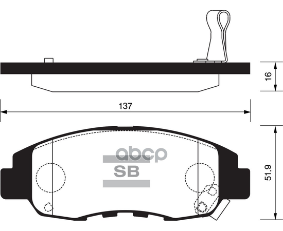 Купить КОЛОДКИ ТОРМОЗНЫЕ ДИСКОВЫЕ HONDA ACCORD ALL 90-93/CR-V 2.0I 02 SP1231