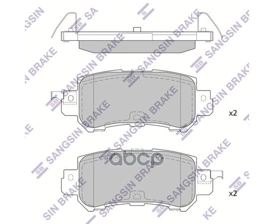 Купить КОЛОДКИ ТОРМОЗНЫЕ MAZDA CX-5 11- ЗАДНИЕ SP1672