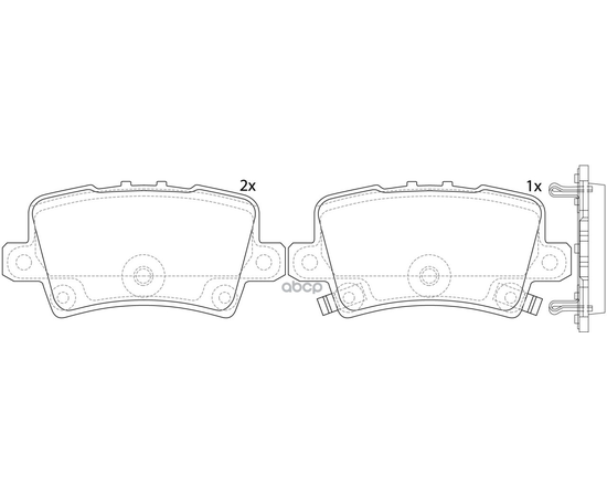 Купить КОЛОДКИ ТОРМОЗНЫЕ ЗАДНИЕ HONDA CIVIC VIII HATCHBACK 06- BP28867