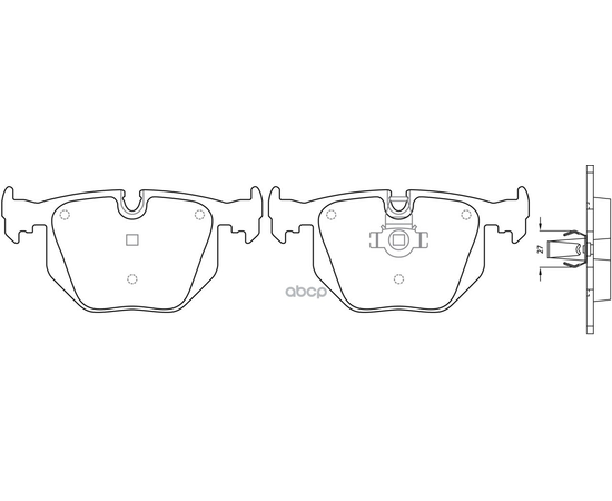 Купить КОЛОДКИ ТОРМОЗНЫЕ ЗАДНИЕ BMW X3 E83/X5 E53/3 E46 2.5/3.0/ RANGE ROVER III 02- BP32225