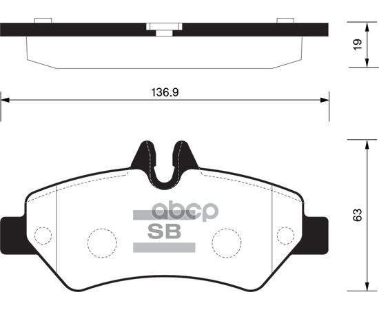 Купить КОЛОДКИ ТОРМОЗНЫЕ MERCEDES SPRINTER 209-524 06-/VW CRAFTER 30-35/30-50 06- ЗАДН. SP1562