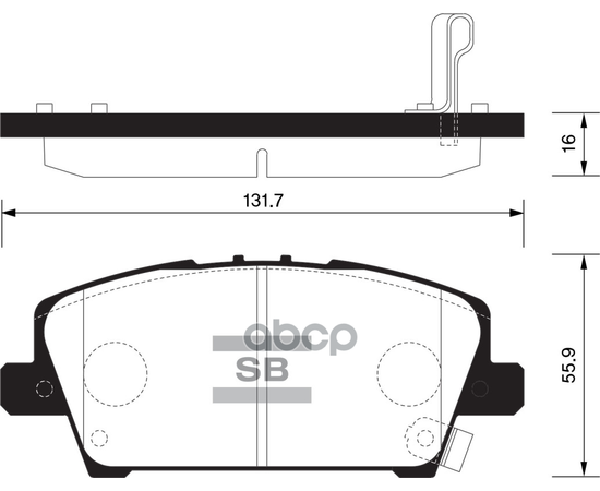 Купить КОЛОДКИ ТОРМОЗНЫЕ HONDA CIVIC HATCHBACK 05- ПЕРЕДНИЕ SP1569