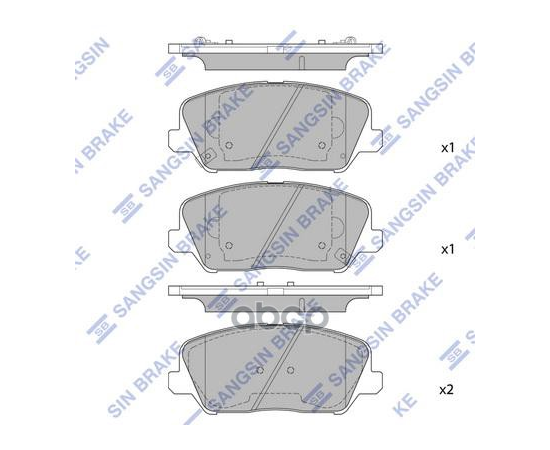 Купить КОЛОДКИ ТОРМОЗНЫЕ HYUNDAI I30/ELANTRA 11-/CEED R16 12- ПЕРЕДНИЕ SP1720