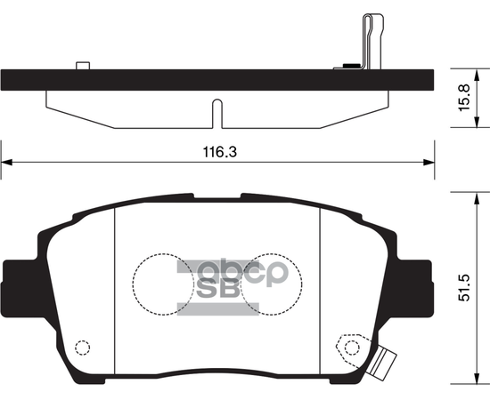 Купить КОЛОДКИ ТОРМОЗНЫЕ TOYOTA COROLLA/PRIUS/YARIS 1.0-1.6 99- ПЕРЕДНИЕ SP1244